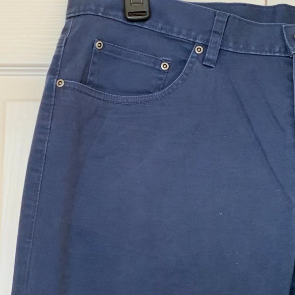 NORDSTROM BLUE 5 POCKET CLASSIC JEAN 38X32 Slim Fit Straight Leg - Picture 2 of 14